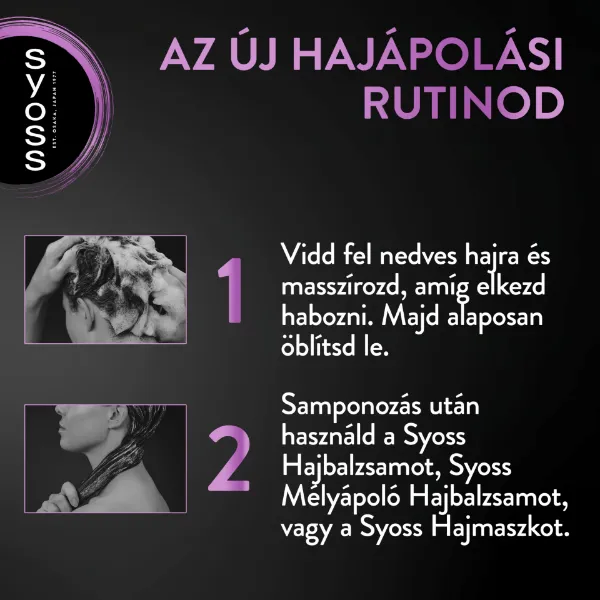 Syoss Full Hair 5D sampon 440 ml termékhez kapcsolódó kép
