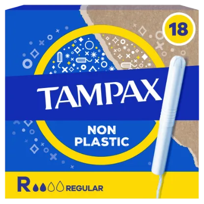 Tampax Regular Tampon Kartonból Készült Applikátorral, 18 db termékhez kapcsolódó kép