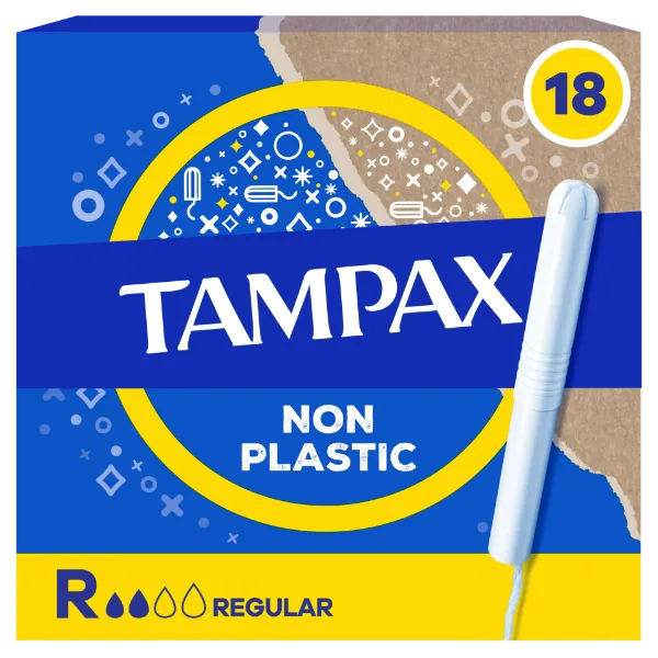 Tampax Regular Tampon Kartonból Készült Applikátorral, 18 db termékhez kapcsolódó kép