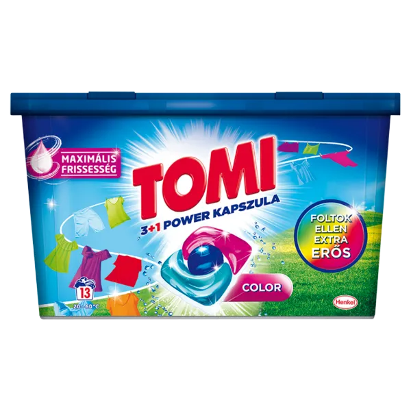 Tomi 3+1 Power kapszula Color 13 mosás 156 g termékhez kapcsolódó kép