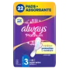 Always Platinum Day & Night Szárnyas Egészségügyi Betét, 22 db termékhez kapcsolódó kép