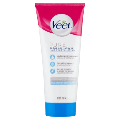 Veet Pure szőrtelenítő krém Lábra és Testre - Érzékeny bőrre 200ml termékhez kapcsolódó kép