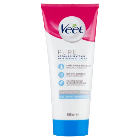 Veet Pure szőrtelenítő krém Lábra és Testre - Érzékeny bőrre 200ml termékhez kapcsolódó kép