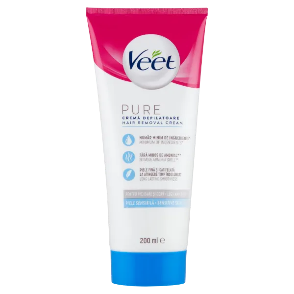 Veet Pure szőrtelenítő krém Lábra és Testre - Érzékeny bőrre 200ml termékhez kapcsolódó kép