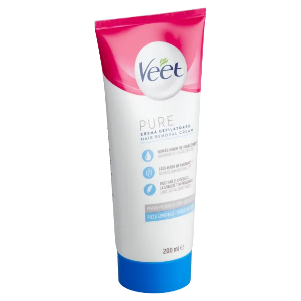 Veet Pure szőrtelenítő krém Lábra és Testre - Érzékeny bőrre 200ml termékhez kapcsolódó kép