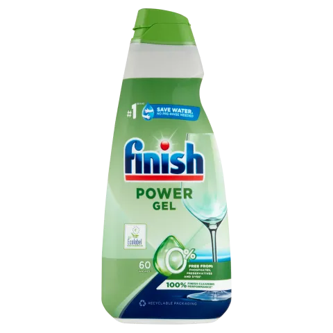 Finish Power All in 1 0% Gel gépi mosogatógél, 60 mosogatás, 900 ml termékhez kapcsolódó kép