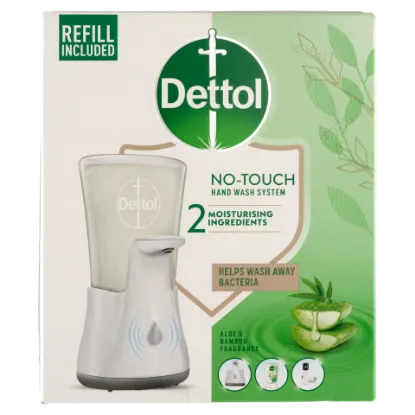 Dettol Érintés nélküli Készülék +Utántöltő Aloe Vera 250ml termékhez kapcsolódó kép
