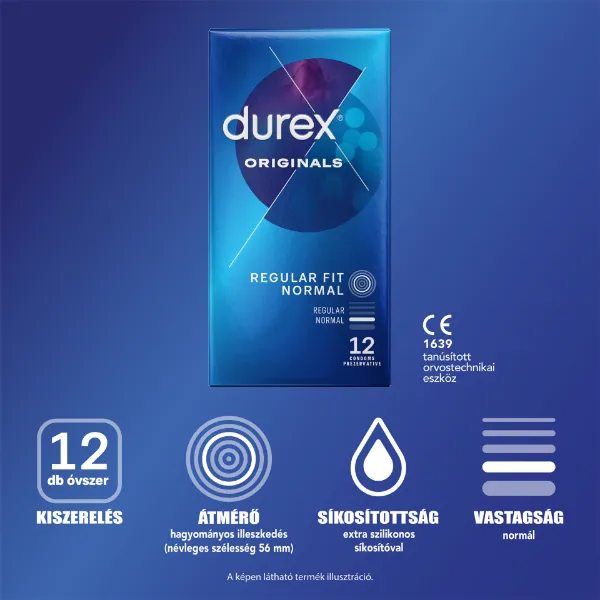 Durex Originals 12db termékhez kapcsolódó kép