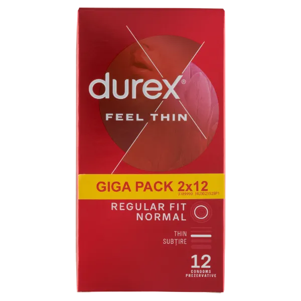 Durex Feel thin 2x12 termékhez kapcsolódó kép