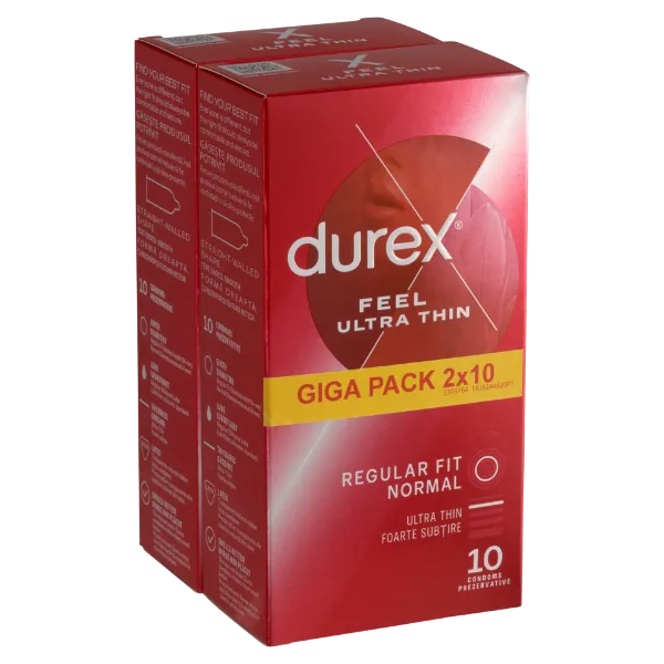 Durex Feel Ultra Thin 2x10 termékhez kapcsolódó kép