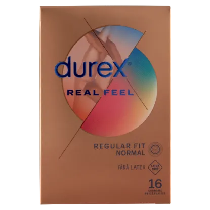 Durex Real Feel - latexmentes óvszer (16db) termékhez kapcsolódó kép