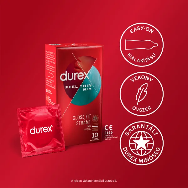 Durex Feel Thin XL 10db termékhez kapcsolódó kép