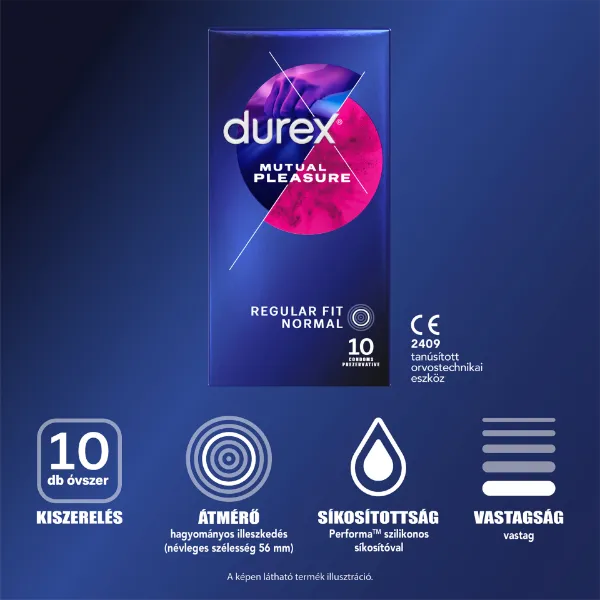 Durex Mutual Pleasure 10db termékhez kapcsolódó kép