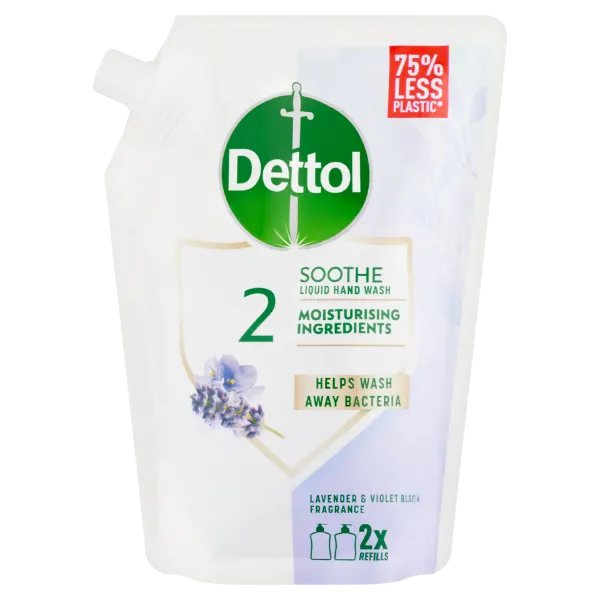 Dettol Pumpás Folyékony Szappan utántöltő Nyugtató (Levendula) 500ml termékhez kapcsolódó kép
