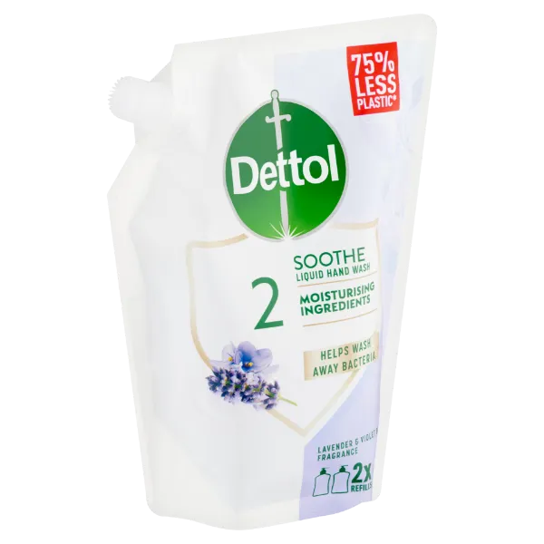 Dettol Pumpás Folyékony Szappan utántöltő Nyugtató (Levendula) 500ml termékhez kapcsolódó kép
