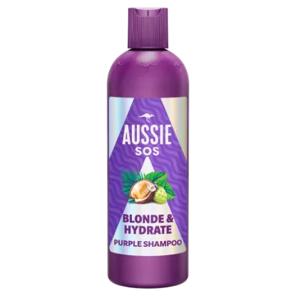 Aussie SOS sampon 300ml  Blonde&Hydrate termékhez kapcsolódó kép