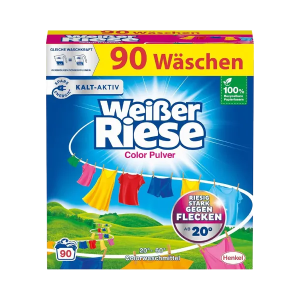 Weisser Riese mosópor dobozos 90 mosás 4,5 kg Color termékhez kapcsolódó kép