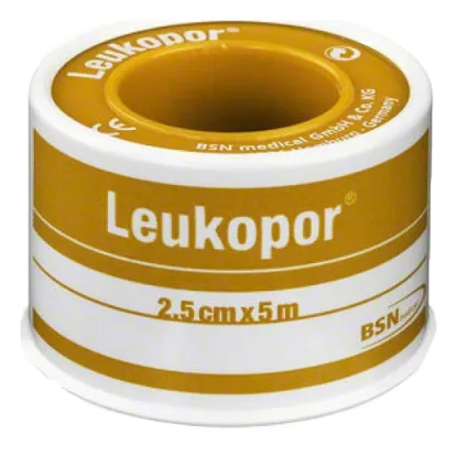 Leukopor 2,5cm x 5m 1x termékhez kapcsolódó kép