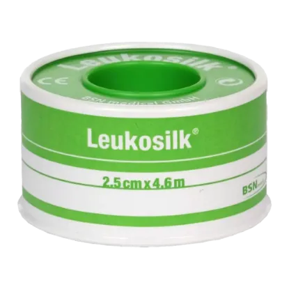 Leukosilk 2,5cm x 4,6m 1x termékhez kapcsolódó kép