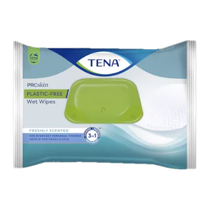 Tena ProSkin műanyagmentes nedves törlőkendő 48 db termékhez kapcsolódó kép