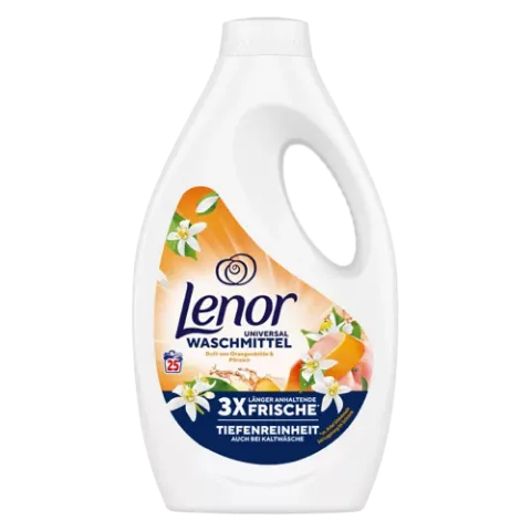 Lenor folyékony mosószer 25 mosás 1,25 l Orangenblüte&Pfirsich termékhez kapcsolódó kép