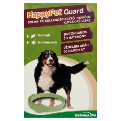 HappyPet Guard bolha- és kullancsriasztó nyakörv kutyák részére termékhez kapcsolódó kép