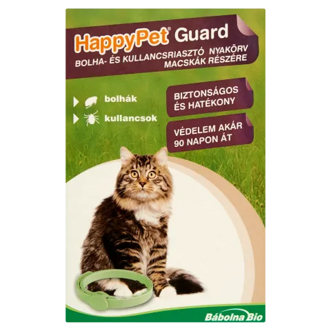 HappyPet Guard bolha- és kullancsriasztó nyakörv macskák részére termékhez kapcsolódó kép