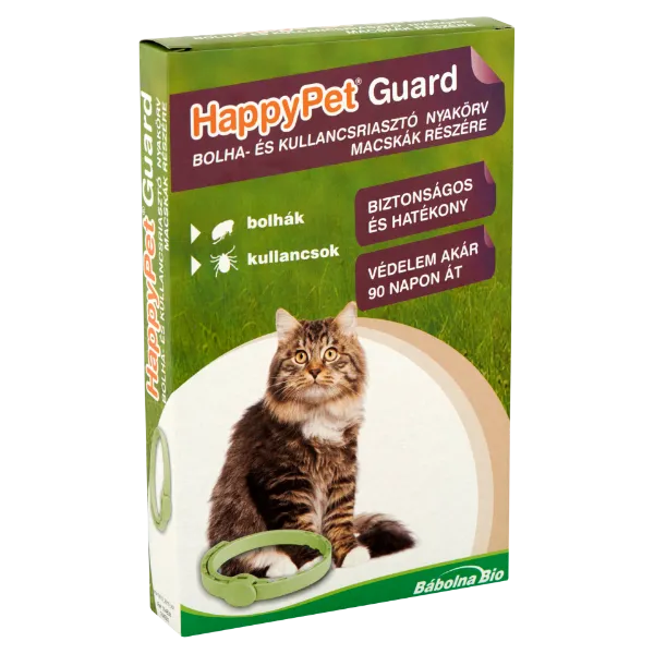 HappyPet Guard bolha- és kullancsriasztó nyakörv macskák részére termékhez kapcsolódó kép
