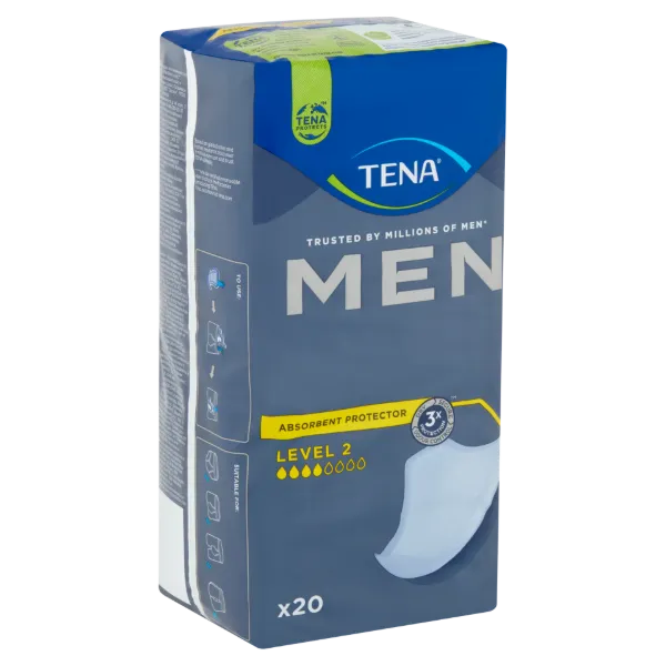 Tena Men Level 2 férfi inkontinencia betét 20 db termékhez kapcsolódó kép
