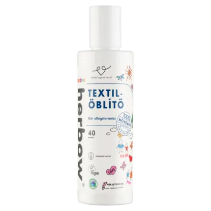 Herbow Bambino textil öblítő 50 mosás 200 ml illat- allergénmentes termékhez kapcsolódó kép
