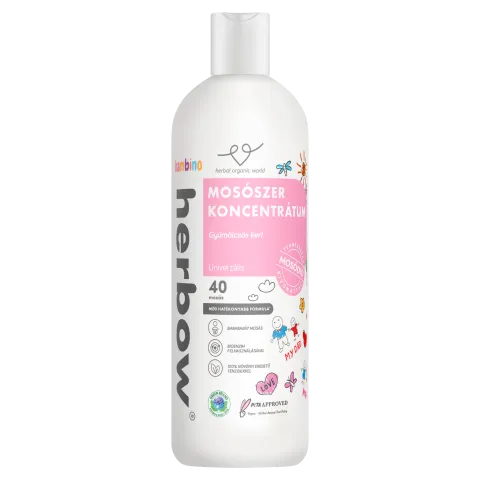 Herbow Bambino univerzális mosószer koncentrátum 40 mosás 1000 ml Gyümölcsös Kert termékhez kapcsolódó kép