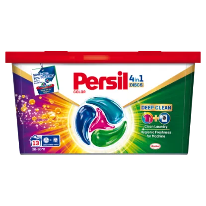 Persil Discs Color mosószer koncentrátum gépi mosáshoz 214,5 g színes ruhadarabokhoz 13 mosás termékhez kapcsolódó kép