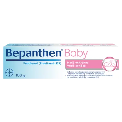 Bepanthen Baby panthenol tartalmú gyengéd kenőcs 100 g termékhez kapcsolódó kép