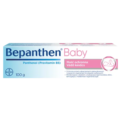 Bepanthen Baby panthenol tartalmú gyengéd kenőcs 100 g termékhez kapcsolódó kép