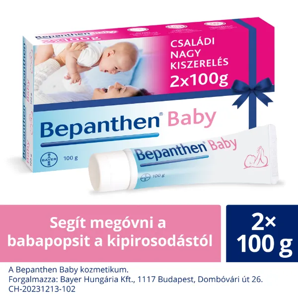 Bepanthen Baby panthenol tartalmú gyengéd kenőcs 100 g termékhez kapcsolódó kép