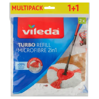 Vileda Turbo Refill Microfibre 2in1 utántöltő 2 db termékhez kapcsolódó kép