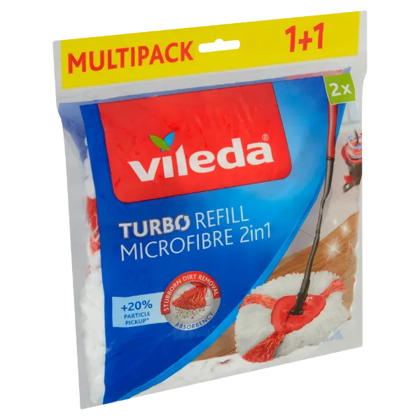 Vileda Turbo Refill Microfibre 2in1 utántöltő 2 db termékhez kapcsolódó kép