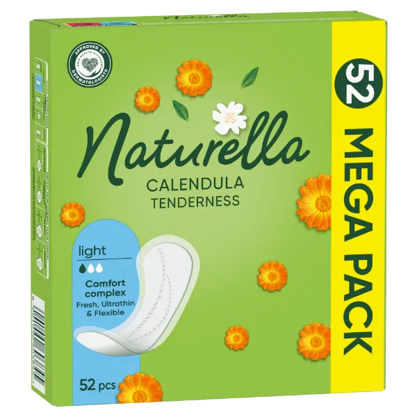 Naturella Light Calendula Tenderness Tisztasági Betét X52 termékhez kapcsolódó kép