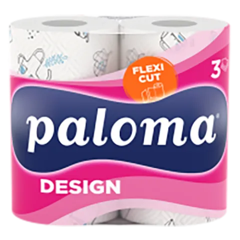 Paloma konyhai törlő FLEXI SHEET DESIGN 3 rétegű 2 tek. 145lap színes termékhez kapcsolódó kép