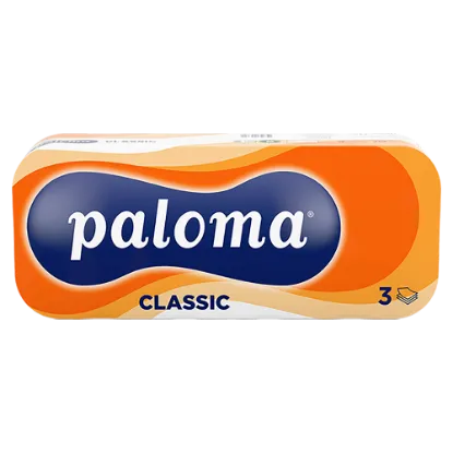 Paloma wc papír CLASSIC 3 rétegű 10 tek. termékhez kapcsolódó kép