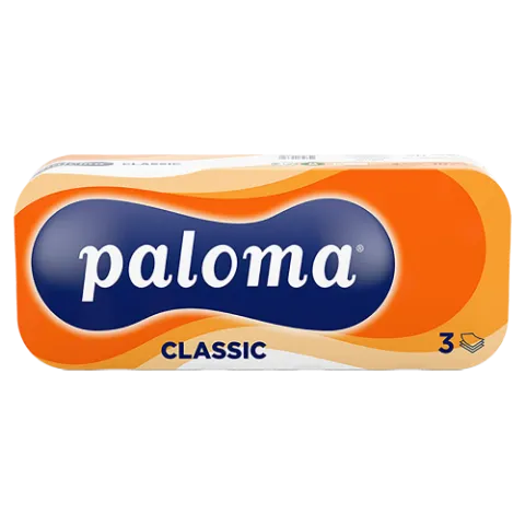 Paloma wc papír CLASSIC 3 rétegű 10 tek. termékhez kapcsolódó kép