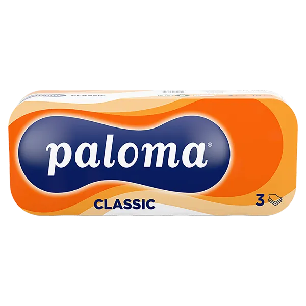 Paloma wc papír CLASSIC 3 rétegű 10 tek. termékhez kapcsolódó kép