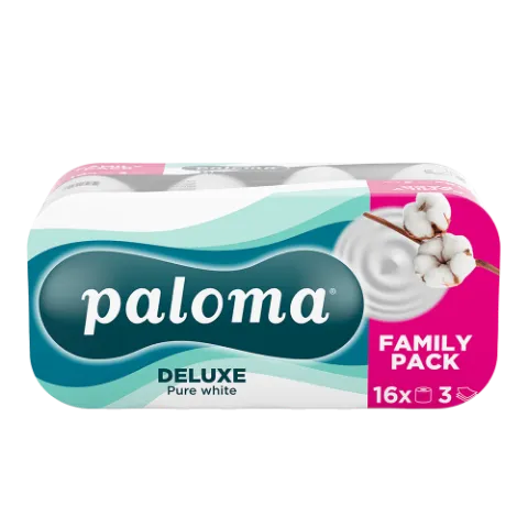 Paloma wc papír DELUXE CARE 3 rétegű 16 tek. Natúr termékhez kapcsolódó kép