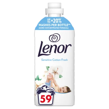 Lenor t.öblítő Sensitive Cotton Fresh 59/1239ml termékhez kapcsolódó kép