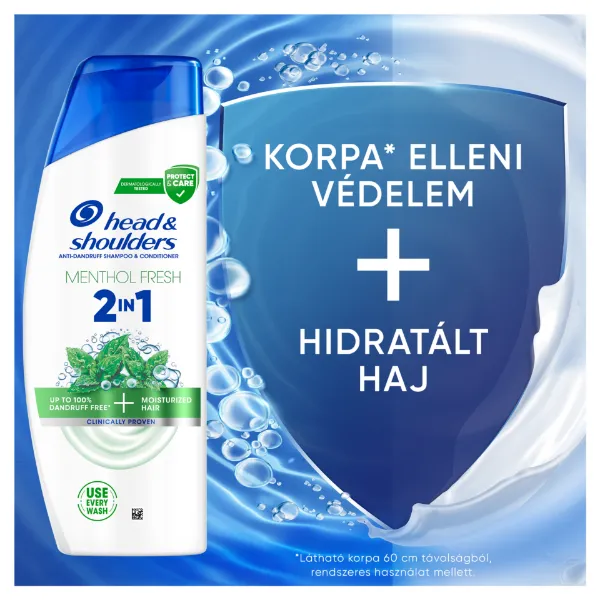 H&S sampon 2in1 Menthol 250ml termékhez kapcsolódó kép