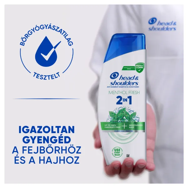 H&S sampon 2in1 Menthol 250ml termékhez kapcsolódó kép