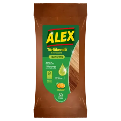 Alex bútortisztító törlőkendő 30 db termékhez kapcsolódó kép