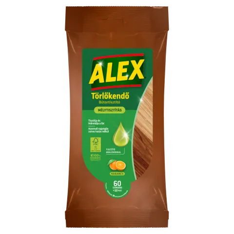 Alex bútortisztító törlőkendő 30 db termékhez kapcsolódó kép
