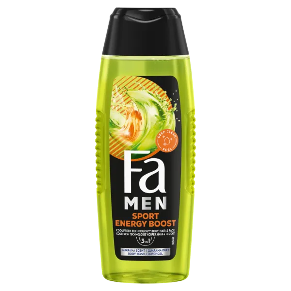 Fa Men Sport Energy Boost tusfürdő 250 ml termékhez kapcsolódó kép