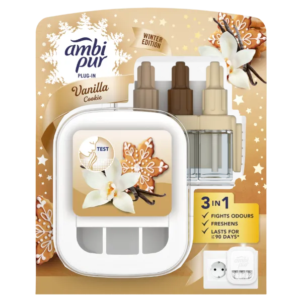 Ambi Pur 3Volution Okos Programozású Légfrissítő Készülék Kezdőcsomag, Vanilla Cookie 20 ml termékhez kapcsolódó kép